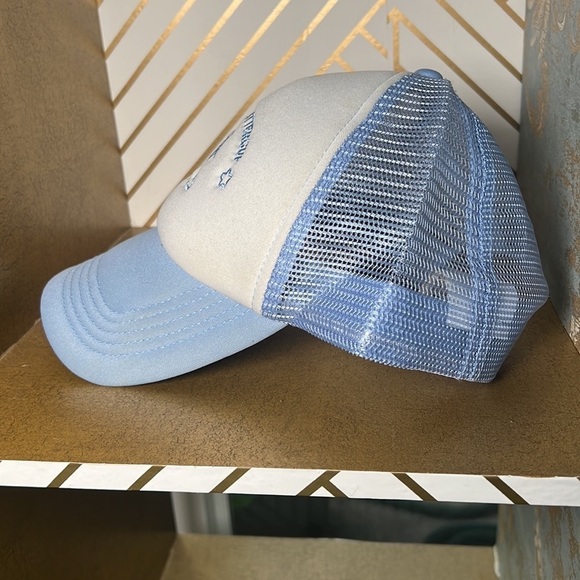 Giddy Up Buttercup H&M Light Blue & White Trucker Hat - Picture 8 of 8